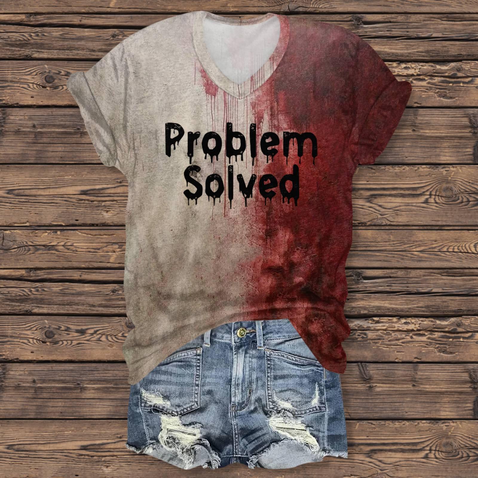 

Женская мода повседневная рубашка с рукавом три четверти и принтом букв на Хэллоуин XXXXXL хаки