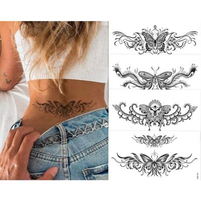 Small Full Arm Tattoo Sticker Flower Letter Plain Flower Tattoo Sticker Spot Sticker Tattoo
