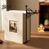 Witch Hat Ghost Ornament Halloween Library Lantern Decorative Bookshelf Lamp Patchwork Iron Rack Hanging Decorations Light with Hat Spooky