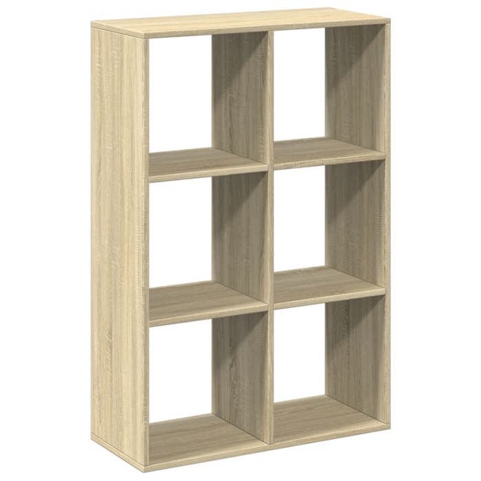 VidaXL Étagère séparatrice de pièce chêne sonoma 69,5x29x103,5 cm, étagère, étagère à livres, étagère de rangement, 858014