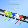 Self-Locking Nylon Cable Ties with ID Tags (50 Pcs)