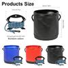 Fishing Bucket Fishing Bag with Rope Fishing Basins Fishing Tackle Foldable Tackle Box Fish Fishing Barrels Container