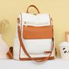 Schoolbag1011 New Large Capacity Women's Fashion PU Backpack Simple Backpack Wholesale Casual Backpack
