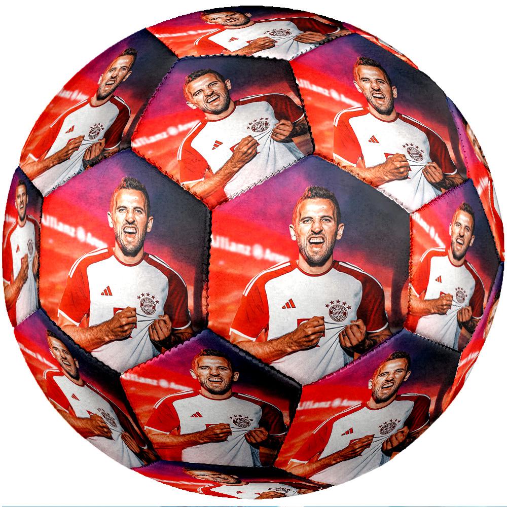 Harry Kane Theme Soccer Ball Size 5 Soccer Ball Soft Touch Professional Training Football for Outdoor Sports