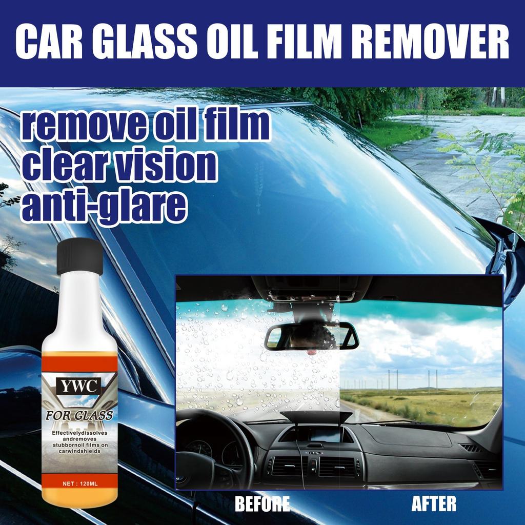 Glass Polishing Compound, Car Windshield Oil Film Remover, Water Stain and Oil Film Remover for Car Windows and Mirrors, 120ml