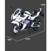 1/12 קנה מידה סוזוקי GSX250R סוג מנוע סימולציה צעצוע יצוק למות אופנוע כביש אוסף מכוניות