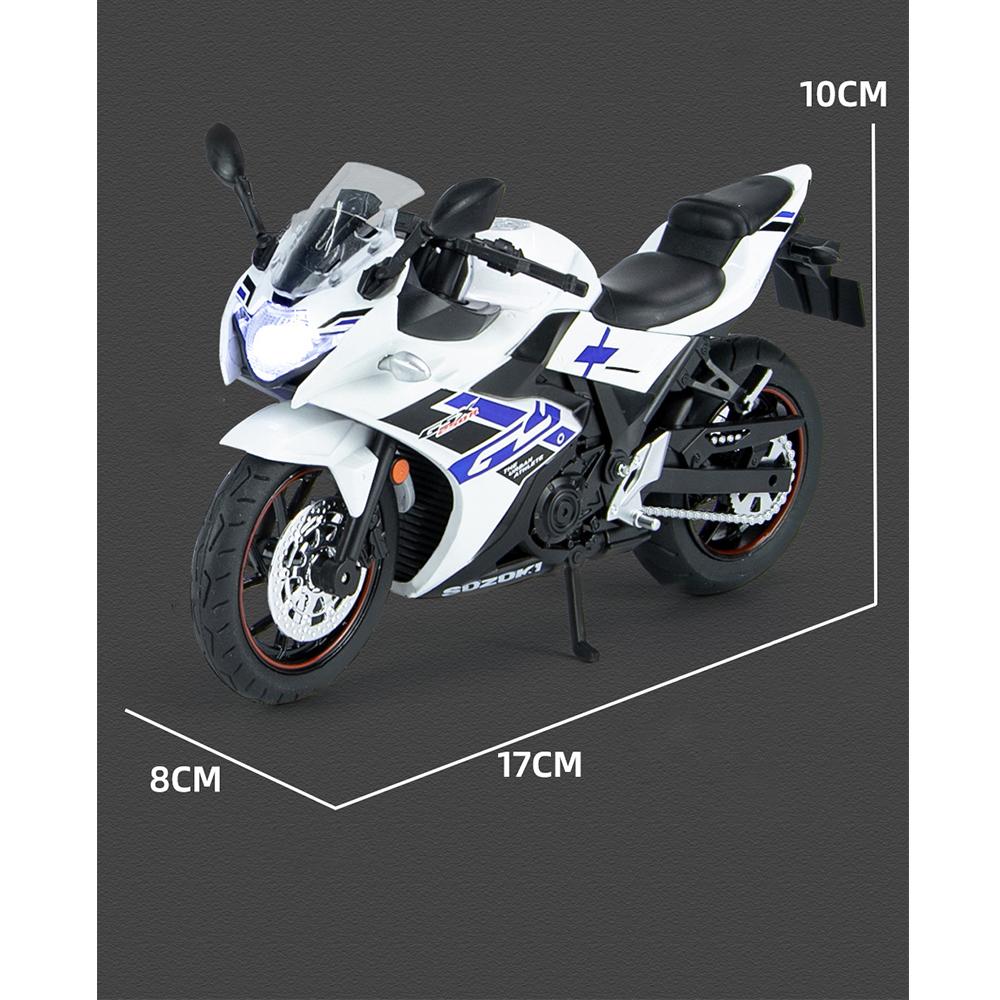 1/12 קנה מידה סוזוקי GSX250R סוג מנוע סימולציה צעצוע יצוק למות אופנוע כביש אוסף מכוניות