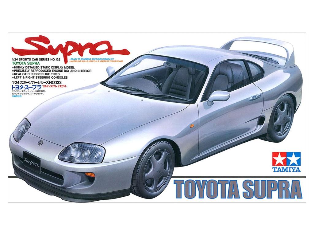 Tamiya Sports Car Series 123 Toyota Supra Plastic Model 24123 1/24 No.