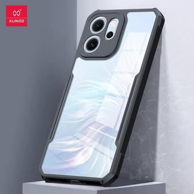 Pouzdro XUNDD s airbagem, nárazuvzdorným ochranným pouzdrem a průhledným krytem na telefon pro Oppo Reno 14 F, luxusní pouzdro pro Oppo Reno 14 Pro F