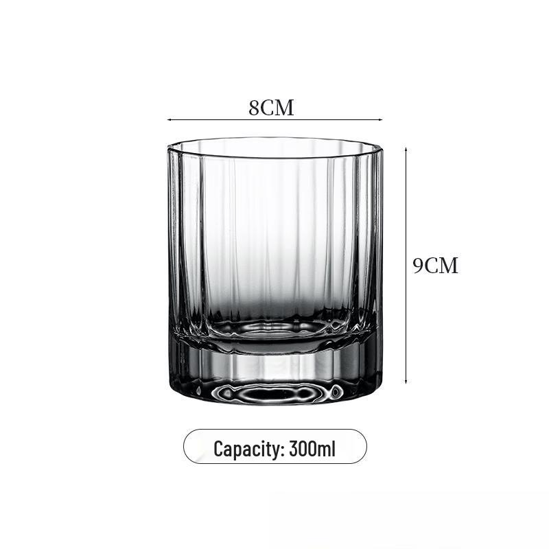 MDNG Striped Handmade Whiskey Glass