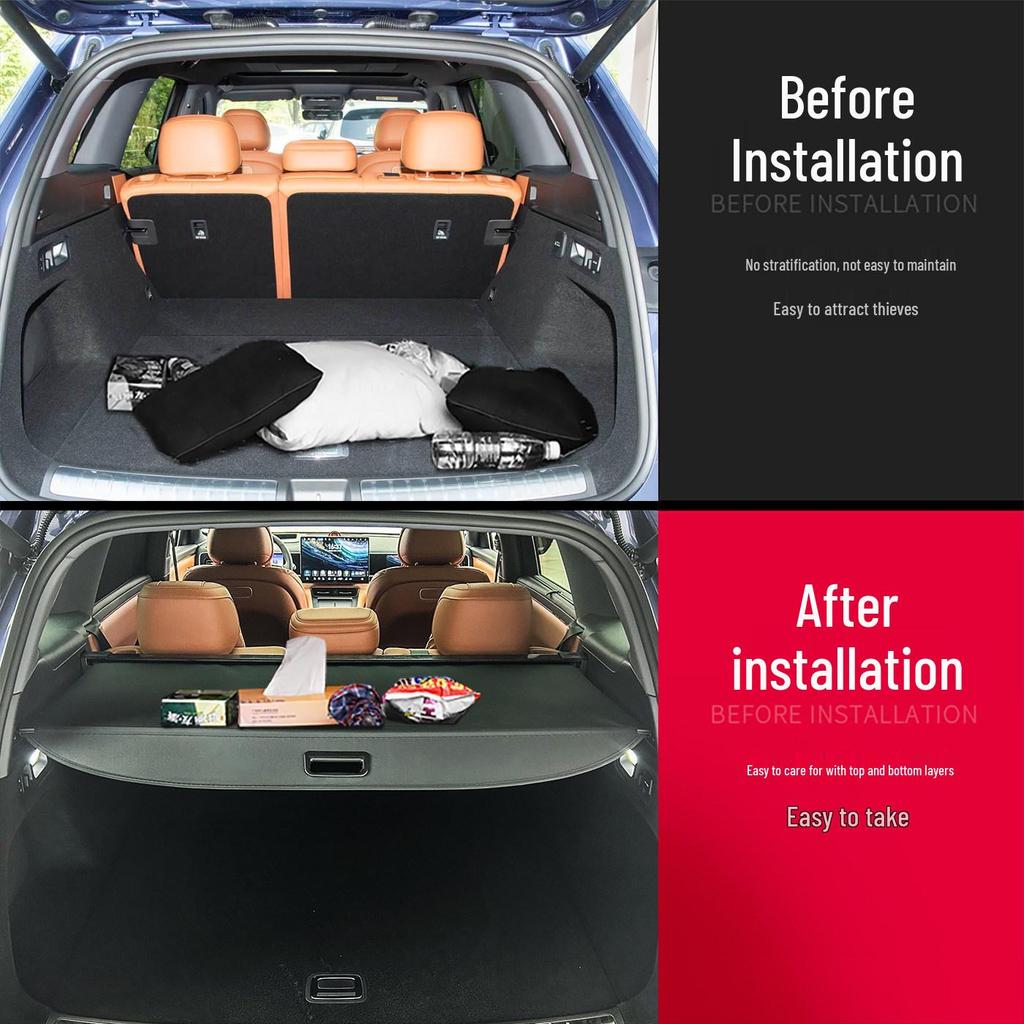 AITO M7/M5 Trunk Sunshade Partition Baffle - Car Interior Accessory