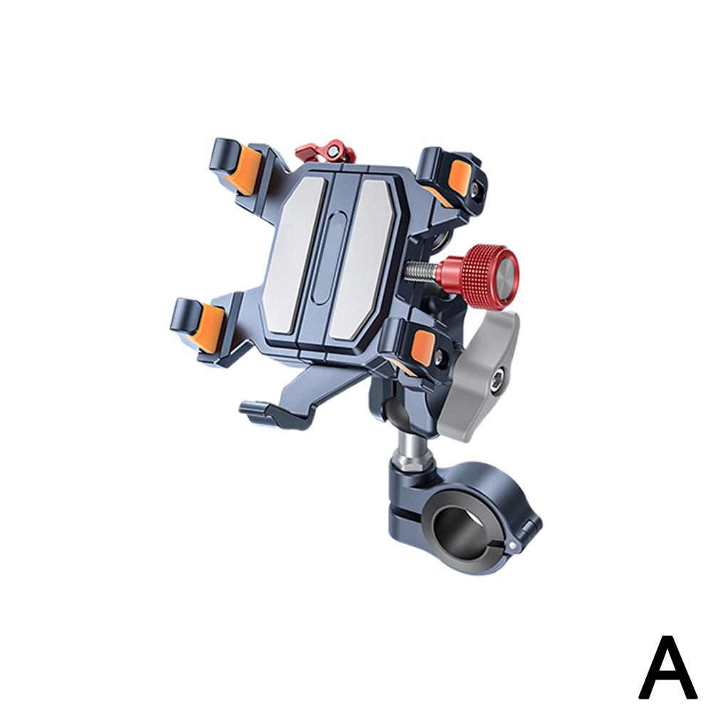 Universal Phone Holder For Motorcycle Accessories 2025 New High-Quality Alloy Shock Absorption Motorbike Navigation Holder