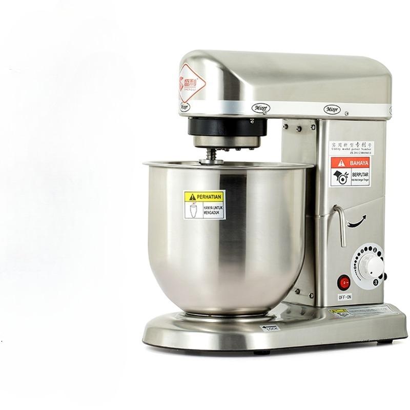 220V Electric Stand Mixer Food Mixer Kitchen Flour Dough Mixer StainlessSteel Chef Machine 220V