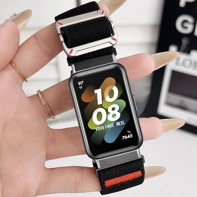 Elastic Nylon Band  for Samsung Galaxy Watch Fit 3 Smartwatch Sport Strap for Galaxy Watch Fit3 Replacement Bracelet Accessories