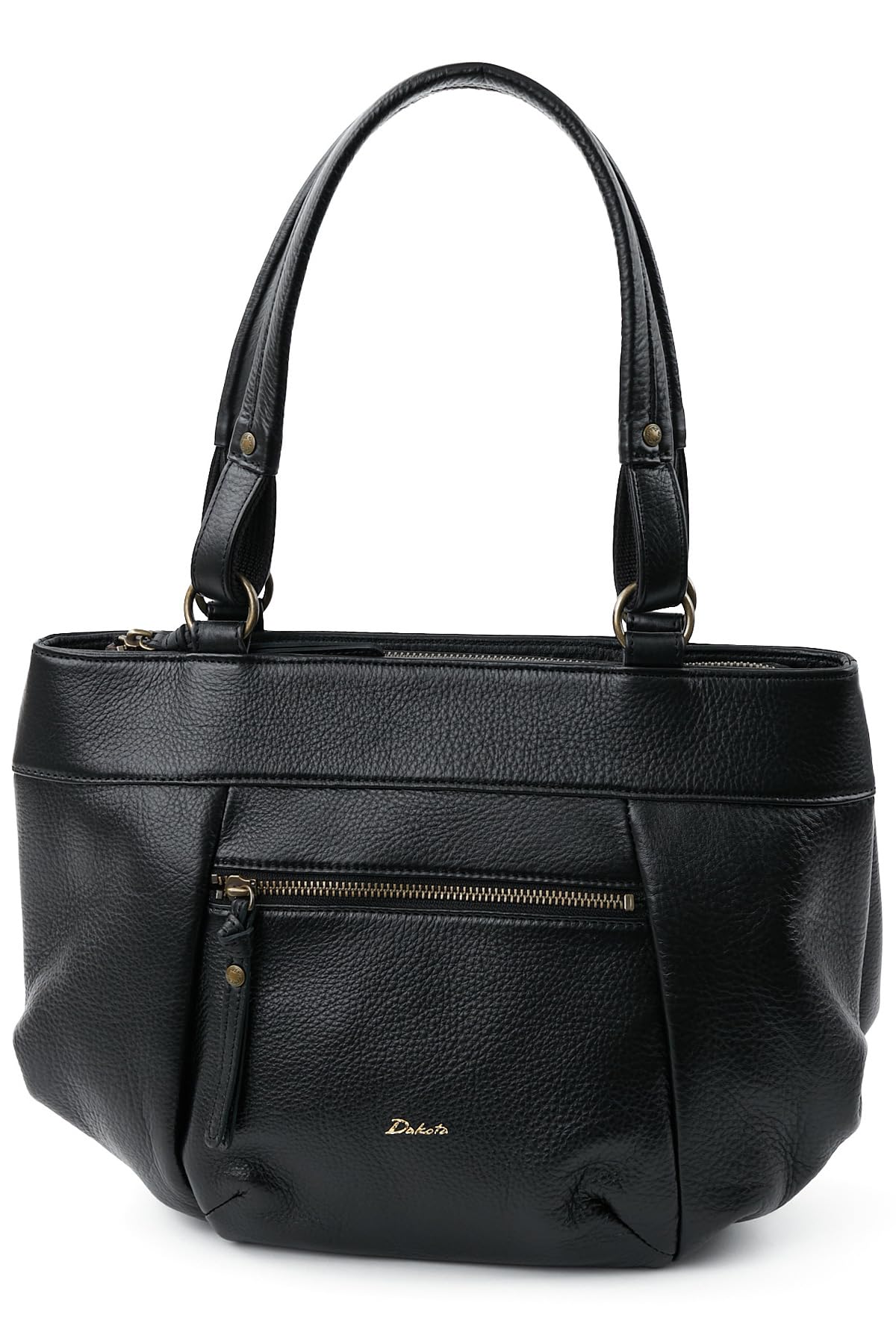 

Dakota Genuine Leather Tote Women s Bag, Black, DA-1034770-10