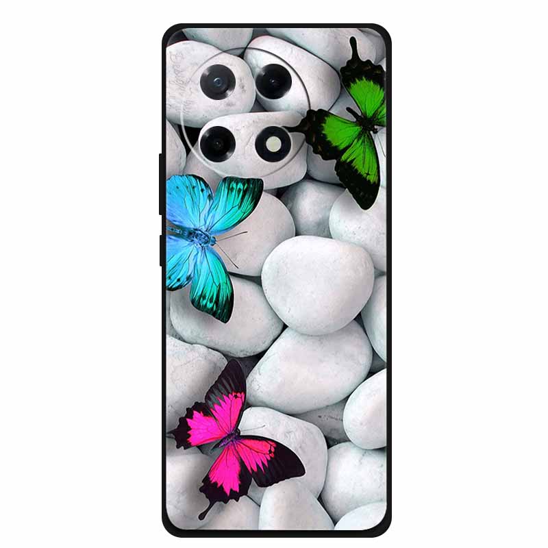 For Tecno Spark 30 Pro Case Luxury TPU Soft Silicone Back Cover Phone Cases on Spark30Pro KL7 Protector Bumper Love Flower Coque