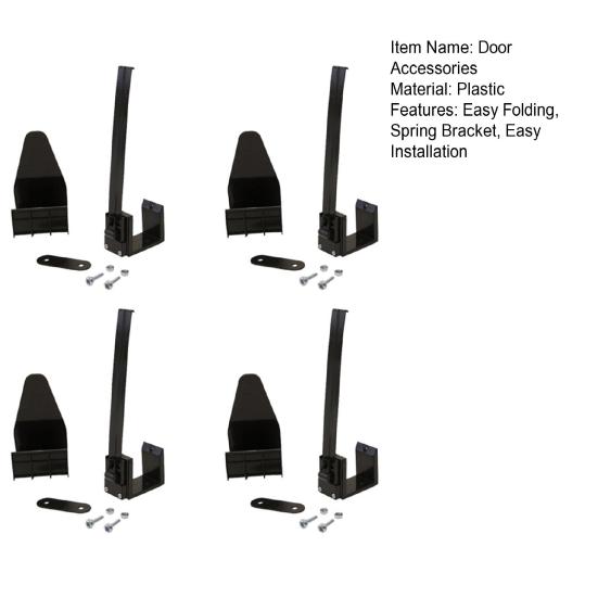 4/6 Stück Weihnachts-Garagentor-Banner-Clips Federhalterung Schnellinstallation Festliche Garagentor-Aufhänger