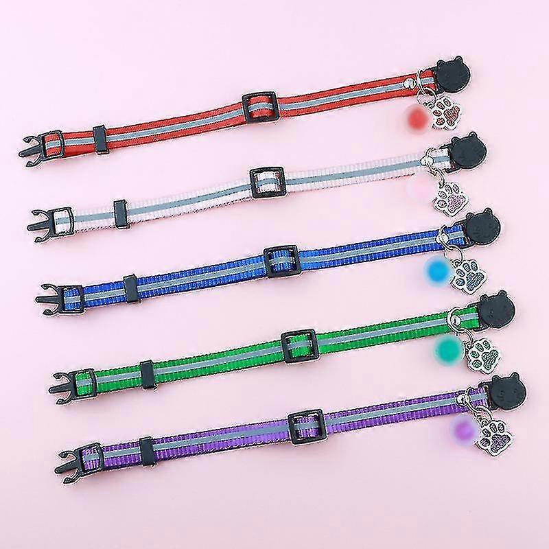 For Tag Cat Collar Cat Collar With For Tag H,adjable Double Layer Nylon Breakaway Cat Collars