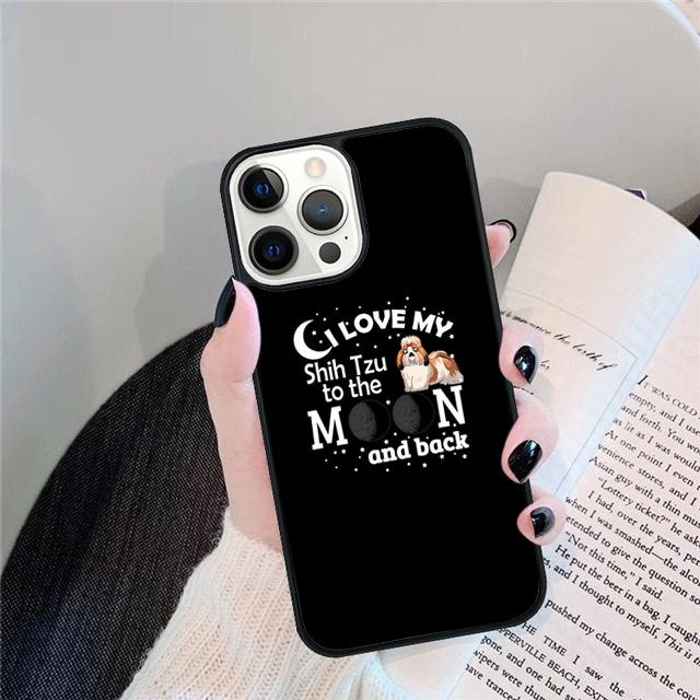 Cartoon Shih Tzu Dog Coque Shell For iPhone 17 Air 15 16 14 13 12 Pro Max 11 Pro Max Plus Phone Case Cover