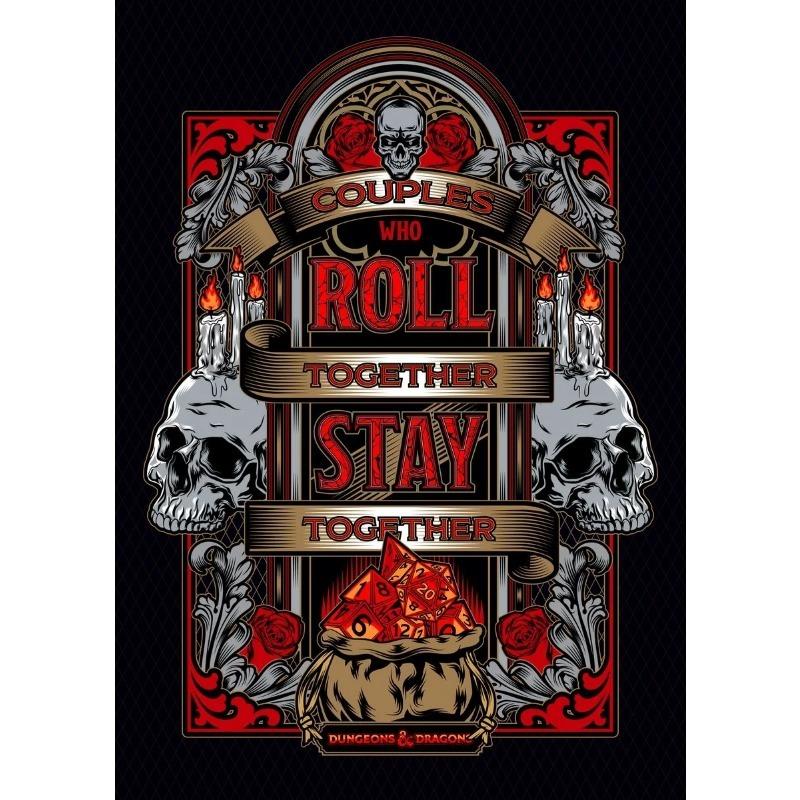 Dungeons and Dragons Slogan Collection Poster Modern Game Sign Canvas Painting Wall Art for Living Room Home Decor Mural
