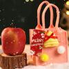Santa Mini Felt Candy Bag Cute Xmas Snacks Handbag Cookies Storage Bag  New Year Gift