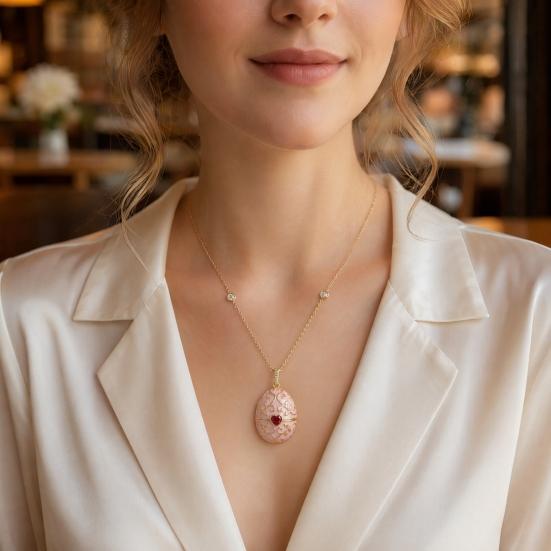Elegant Retro Style Necklace Copper 2.7 Cm 1 Pc