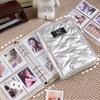 New Silver Bow Soft Shell Photocard Photo Album Binders Kpop Korea Idol Cards Book Family Pictures Album with 20pcs Inner Pages