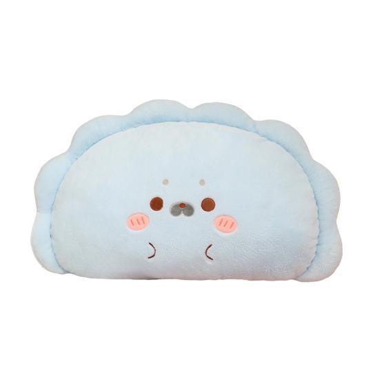 

Плюшевая подушка-пельмень из риса, мягкая подушка-обнимашка, игрушка-начинка в виде рисового шарика, декоративная подушка для сна для детей и взрослых 60 cm синий