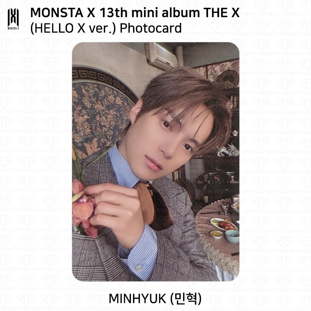 Monsta X The 13th Mini Album THE X Photobook Ver Hello X Ver Official Photocard