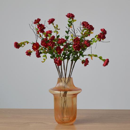 Artificial Flower UV Resistant Realistic Fake Silk Flower Home Office Wedding Party Indoor Outdoor Garden Faux Flower Decoration
