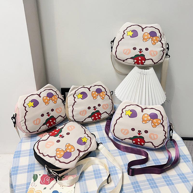 Lightweight Versatile Tote Bag Girl Personality Cute Printed Student Shoulder Bag Large Capacity Crossbody Tote Bag