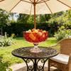 Classical High Stem Glasses Serving Dish Offering Spacious Capacity To Hold 285ml Of Treats For Daily Use Or Special Event