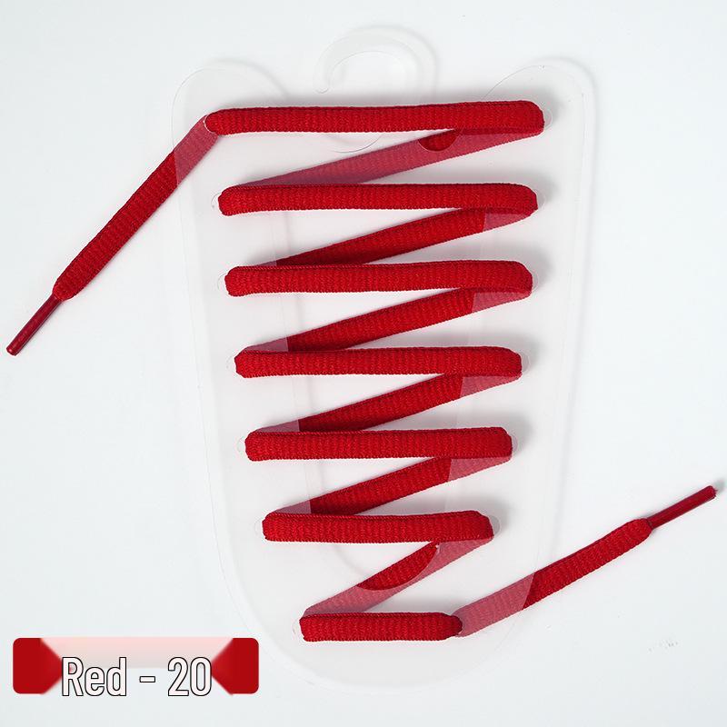 Lin Feng Flat Oval Shoelaces for Kyrie 7, Dunk Sneakers, Board, and Basketball Shoes - Unisex
