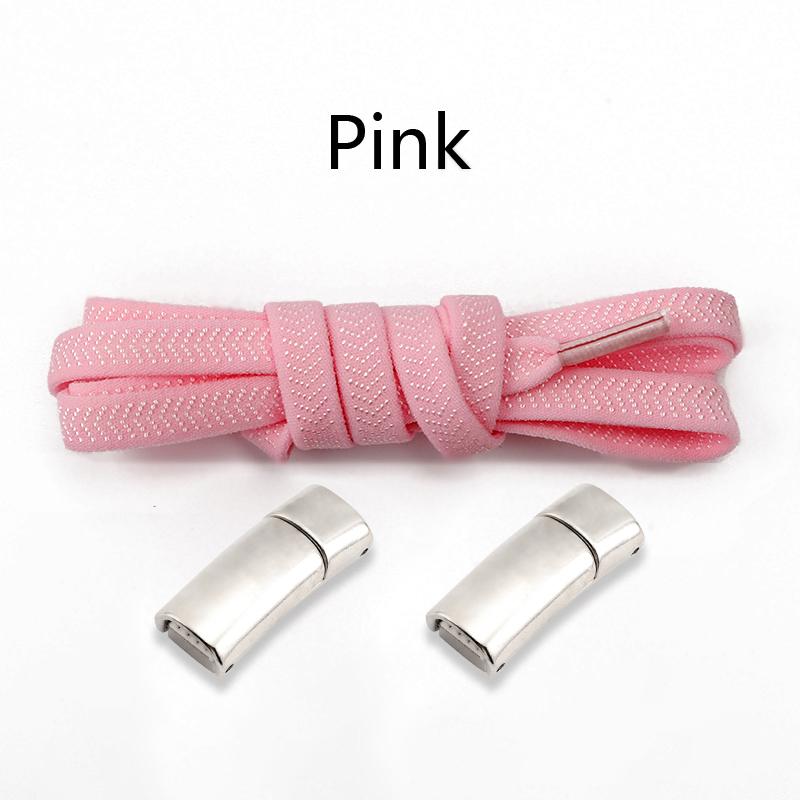 New Magnetic Lock Shoelaces Without Ties Kids Adult Elastic Laces Sneakers 8mm Thick Flats No Tie Shoe Laces Shoes Accessories