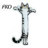 Cat Design Bookmark 5Pcs Acrylic Long Bookmark, Book Mark for Reading Women & Waterproof Men, Decorative Kitten Page Marker, Gifts Readers Lovers