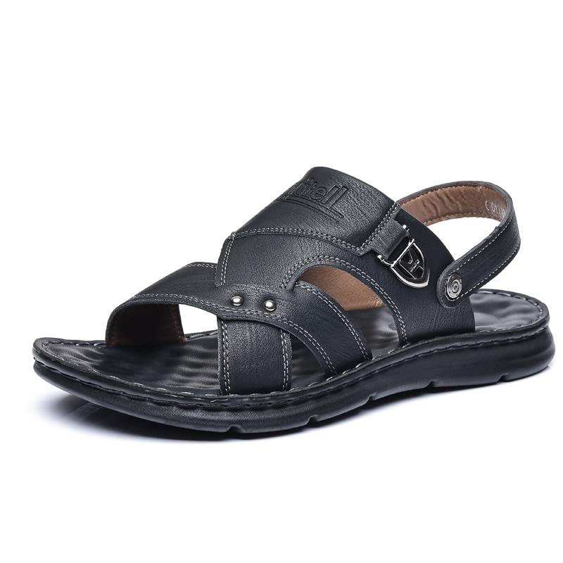 Summer Beach Men's Sandals Special Offer Non-Slip Soft Anti-Odor Slippers Dual-Purpose Casual Slip-On Driving Slippers Beach