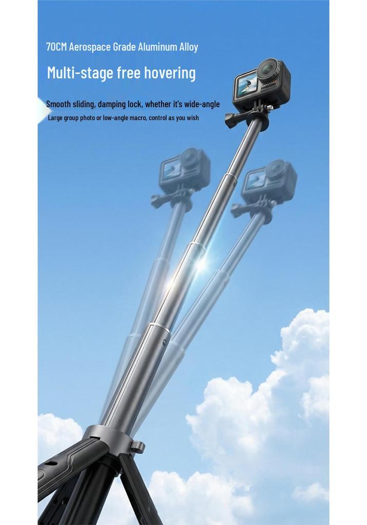 Handheld Stabilizer for DJI OSMO 360, Action 5Pro, 4, 3 Sports Cameras