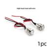 1Pc/5Pcs 12Mm Round Head Momentary Push Button Switch Stainless Steel 1No Normally Open With Pre Soldered Cable For Car Boat