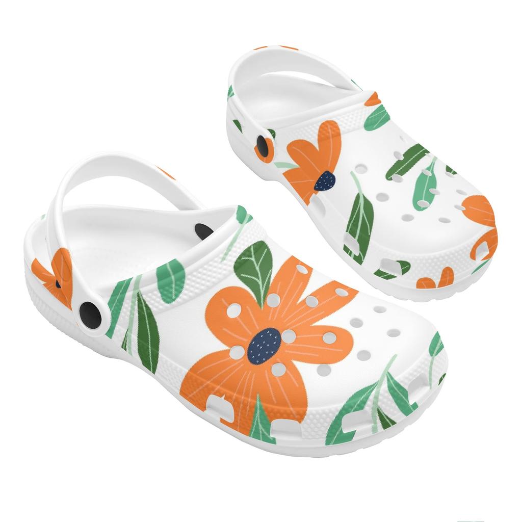 Casual Print EVA Clogs Adult Unisex Breathable Lightweight Slip On Casual Shoes Soft Sole Summer Sandals Lightweight Daily Wear