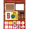 New Year Picture DIY Woodblock Printing Set: Non-Legacy Handmade Template Kit for New Year's Day Activities.