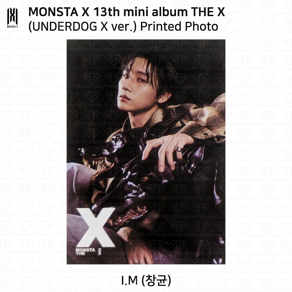 Monsta X The 13th Mini Album THE X Photobook Ver Underdog Ver Official Photocard