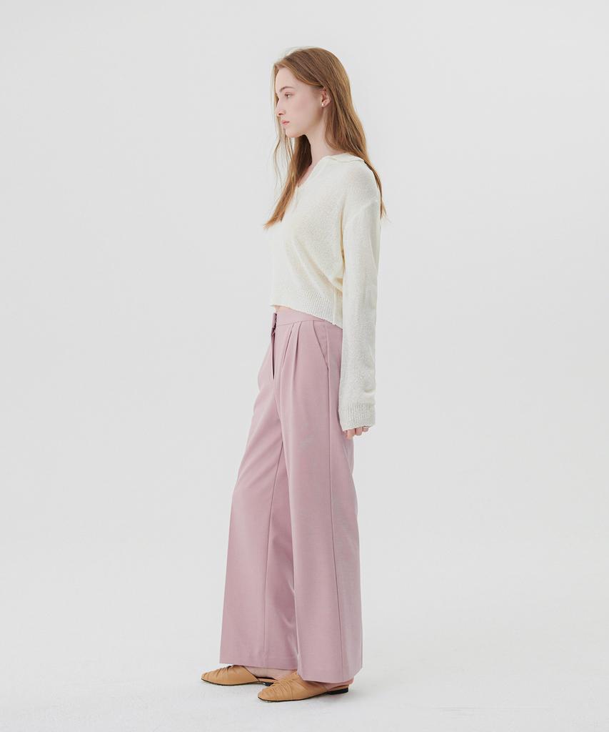PANDORAFIT Rossi Pintuck Wide Slacks