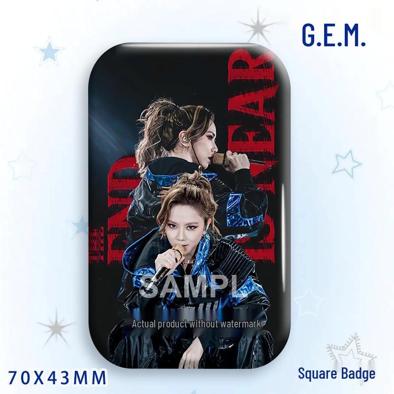 G.E.M. Star Idol Laser Badge & Brooch Pendant