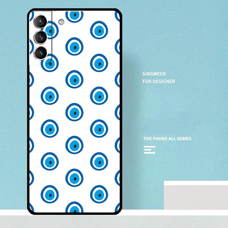 Evil Eyes Case For Samsung Galaxy S25 Ultra S20 S21 S22 S23 S24 Ultra S9 S10 Plus S25 FE Phone Cover