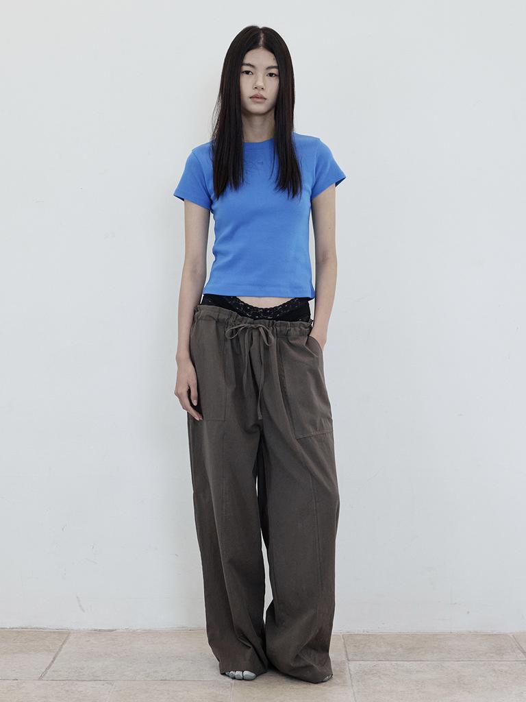 Deoenel String-Free Pants - [Khaki Brown]