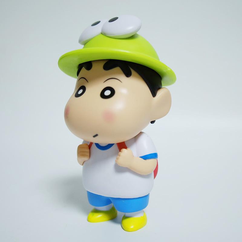 Lápis de cor pequena figura nova sapo pequeno novo ornamento ao redor maré brincar boneca fofa escritório mesa ornamento presente