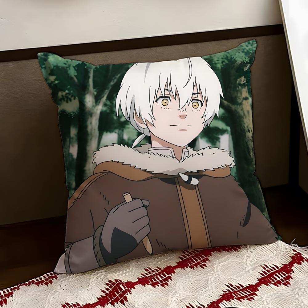 TTo Your Eternity SSeason 3 Cushion Cover Reversible Soft Durable Pillow Cover Home  Car MultiScene Use for Daily Comfort