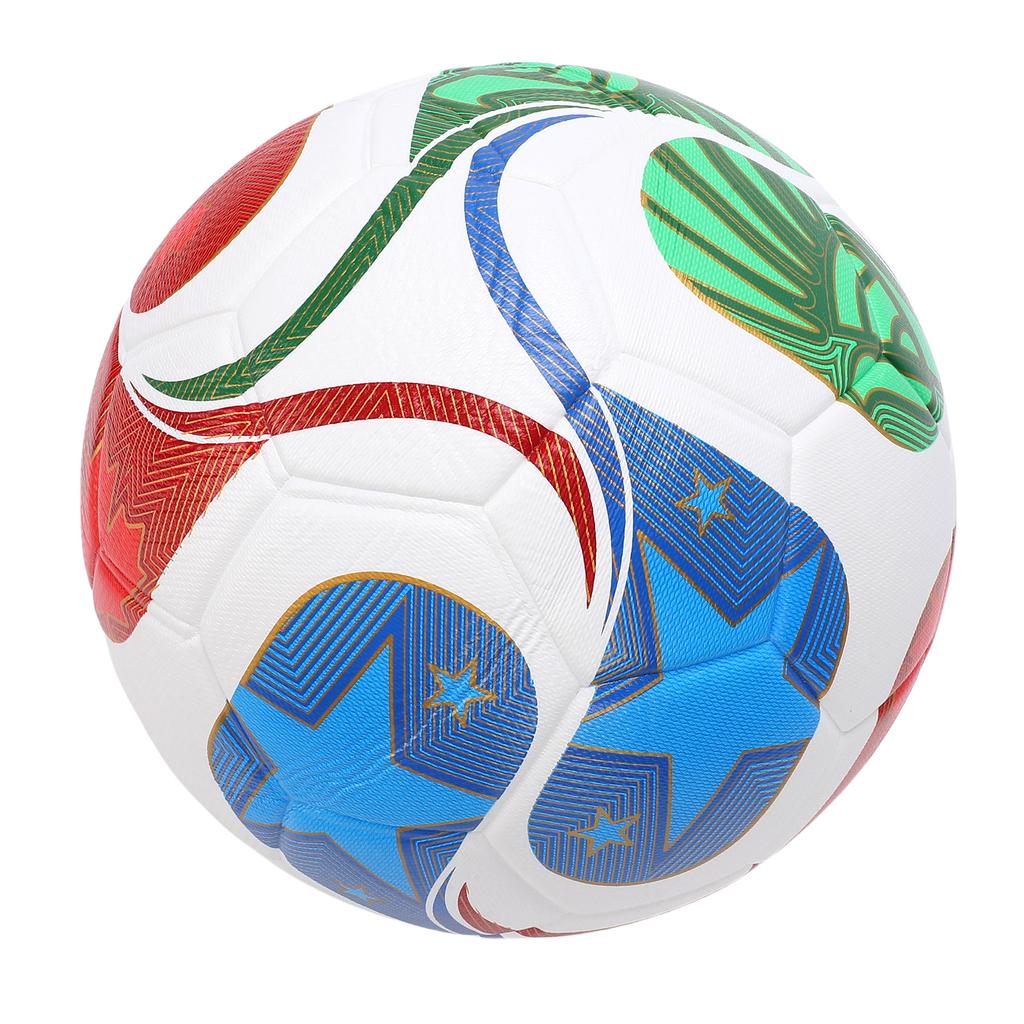 Soccer Ball Size 5 PU Wear Resist Thickened Water Proof Soccer Ball for Standard 11 Person Play