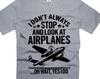 T-shirt Drôle pour Amoureux d'Avions: T-shirt Blague Aviation