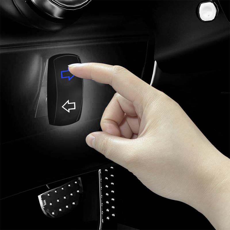 ARROWS 6Pin (ON)-OFF-(ON) DPDT Momentary Switch12V UP/DOWN Polarity Reverse Rocker Switch for ARB/Carling/NARVA Replace